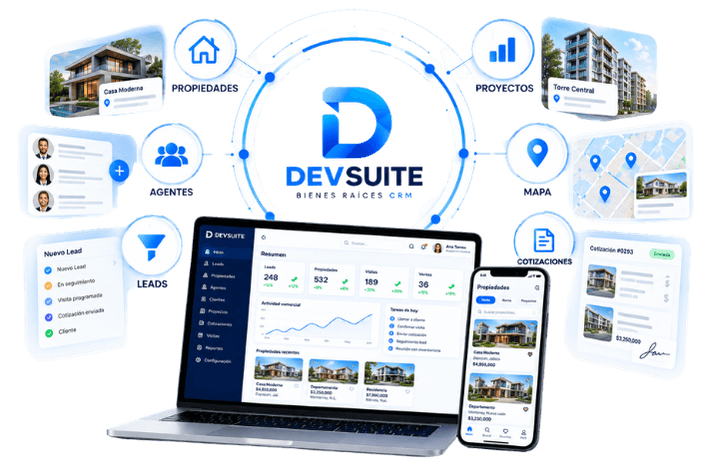 DevSuite Bienes Raíces CRM